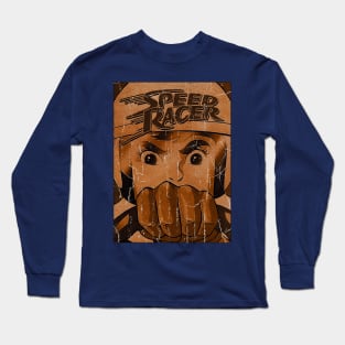 Speed Racer Engraved Vintage Long Sleeve T-Shirt